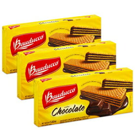 Bauducco チョコレート ウエハース、5.82 オンス スリーブ (3 パック) Bauducco Chocolate Wafers, 5.82-Ounce Sleeve (3 Pack)