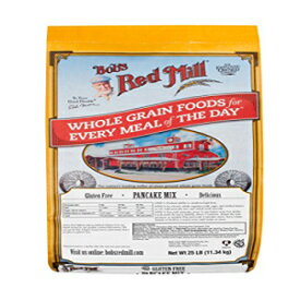 Bob's Red Mill グルテンフリー パンケーキ ミックス、25 ポンド Bob's Red Mill Gluten Free Pancake Mix, 25 Pound