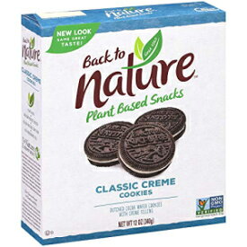 Back to Nature Cookies、非遺伝子組み換えクラシック クリーム、12 オンス (6 個パック) Back to Nature Cookies, Non-GMO Classic Creme, 12 Ounce (Pack of 6)