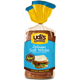 Udi's グルテンフリーのおいしい白いサンドイッチパン (1ケース) Udi's Gluten-Free Delicious White Sandwich Bread (1 Case)