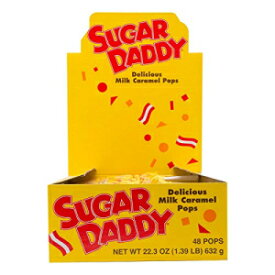 シュガーダディ ミルクキャラメルポップ 48個 0.47オンス ポップス Sugar Daddies Milk Caramel Pops, 48-Count of 0.47 Oz. Pops