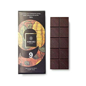 アメデイ シグネチャー '9' ブレンド ダーク チョコレート バー、カカオ 75% Amedei Signature '9' Blend Dark Chocolate Bar, 75% Cocoa