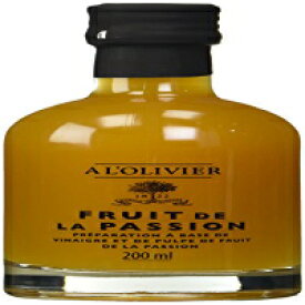 アロリヴィエ フルーツビネガー - パッションフルーツ (200 ml) A L'Olivier Fruit Vinegar - Passion Fruit (200 ml)