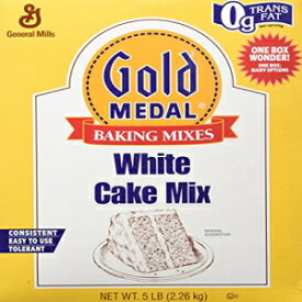 ゴールドメダル ホワイトケーキミックス、5ポンド Gold Medal White Cake Mix, 5-Pound