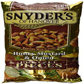 Snyder's of Hanover ハニーマスタードオニオン風味のプレッツェル ピース 12 オンス バッグ(2個入り) Snyder's of Hanover Honey Mustard Onion Flavored Pretzel Pieces 12 Oz. Bag (2 Pack)