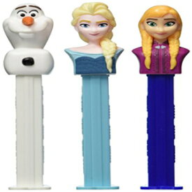 PEZ Candy ディズニー フローズン ロール & ディスペンサー バンドル - キャラクター 3 個セット (アン、エルサ、オラフ)、マルチカラー PEZ Candy Disney Frozen Rolls & Dispenser Bundle - Set of 3 Characters (Ann, Elsa and Olaf)