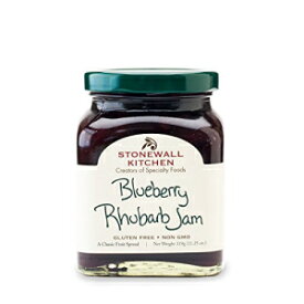 Stonewall Kitchen ブルーベリー ルバーブ ジャム、11.25 オンス Stonewall Kitchen Blueberry Rhubarb Jam, 11.25 Ounces