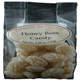 ヘルマン ザ ジャーマン バイエルン ハード キャンディ、ミツバチ、5.29 オンス Hermann the German Bavarian Hard Candy, Honey Bees, 5.29 Ounce