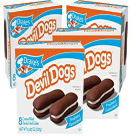 Drake's Devil Dogs、1.7オンスのスナックケーキ、4箱 Drake's Devil Dogs, 1.7 oz Snack Cakes, 4 Boxes