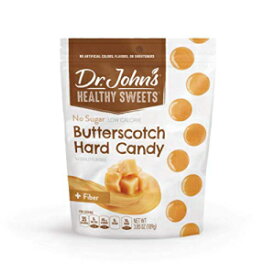 Dr. John's Healthy Sweets シュガーフリー バタースコッチ ハード キャンディー (24 個、3.85 オンス) Dr. John's Healthy Sweets Sugar Free Butterscotch Hard Candies (24 count, 3.85 OZ)