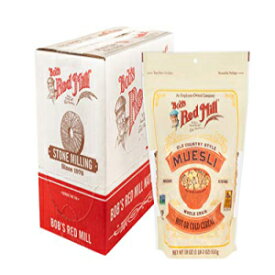 Bob's Red Mill オールド カントリー スタイル ミューズリー シリアル、18 オンス (4 個パック) Bob's Red Mill Old Country Style Muesli Cereal, 18-ounce (Pack of 4)