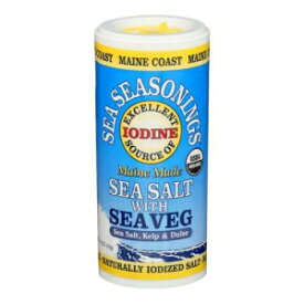 シーソルト シーベジ入り 1.5オンス シェーカー - シーシーズニング - オーガニック Sea Salt with Sea Veg 1.5 oz Shaker - Sea Seasonings - Organic