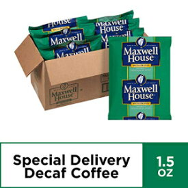 Maxwell House Special Delivery シャイ ロースト デカフェ コーヒー、7～1.5 オンスのパウチ (6 個パック) Maxwell House Special Delivery Shy Roast Decaf Coffee, 7-1.5 oz pouches (Pack of 6)