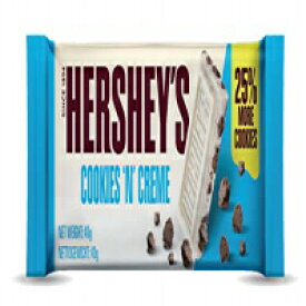 HERSHEY'S COOKIES 'N' CREME キャンディー、個別包装、1.55 オンス バー (36 カラット) HERSHEY'S COOKIES 'N' CREME Candy, Individually Wrapped, 1.55 oz Bars (36 ct)