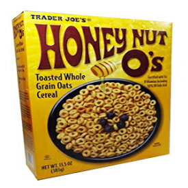 トレーダージョーズ ハニーナッツ O's トースト全粒オーツシリアル、13.5 オンス ボックス (2 個パック) Trader Joe's Honey Nut O's Toasted Whole Grain Oats Cereal, 13.5 oz Box (Pack of 2)
