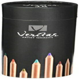 色鉛筆、ベリタス 48 パック詰め合わせ色キャニスター入り Colored Pencils, Veritas 48 Pack Assorted Colors In Canister