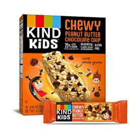 KIND キッズ グラノーラ チューイーバー、ピーナッツバターチョコレートチップ、10 個 (6 パック) KIND Kids Granola Chewy Bar, Peanut Butter Chocolate Chip, 10 Count (6 Pack)