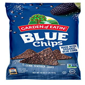 K[f Iu C[eB u[ R[ geB[ `bvXA16 IX (12 pbN) (pbP[W͈قȂꍇ܂) Garden of Eatin' Blue Corn Tortilla Chips, 16 oz. (Pack of 12) (Packaging May Vary)