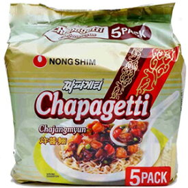 農心 チャパゲティ チャジャン ヌードル、4.5オンス 20パック (米国製) Nongshim Chapagetti Chajang Noodle, 4.5-oz 20 Packs (Made in USA)