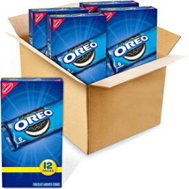 OREO チョコレートサンドイッチクッキー、学校ランチボックススナック、48 - 2 オンスのスナックパック (4 箱) OREO Chocolate Sandwich Cookies, School Lunch Box Snacks, 48 - 2 oz Snack Packs (4 Boxes)
