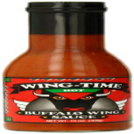 Wing Time バッファローウィングソース、ホット、13 オンス Wing Time Buffalo Wing Sauce, Hot, 13 Ounce