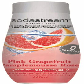 ソーダストリーム ピンク グレープフルーツ ゼロカロリー シロップ、14.8 液量オンス SodaStream Pink Grapefruit Zero Calorie Syrup, 14.8 Fluid Ounce