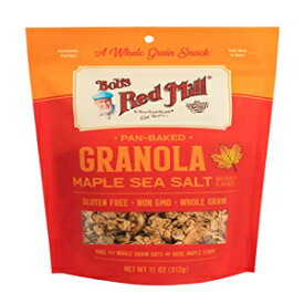 ボブズ レッド ミル ホームスタイル メープル シー ソルト グラノーラ、11 オンス Bob's Red Mill Homestyle Maple Sea Salt Granola, 11 Oz