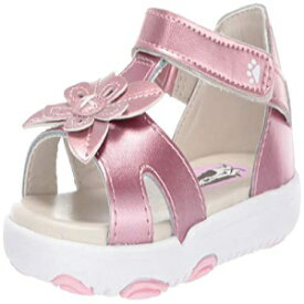 ハッシュパピーガールズディキシーサンダル、ピンク、040ワイドUS幼児 Hush Puppies Girls' Dixie Sandal, Pink, 040 Wide US Toddler