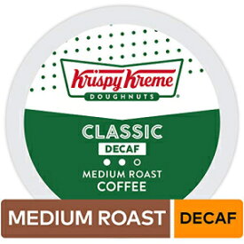 クリスピー・クリーム・ドーナツ デカフェ、シングルサーブコーヒー K カップポッド、ミディアムロースト、96 Krispy Kreme Doughnuts Decaf, Single Serve Coffee K Cup Pod, Medium Roast, 96