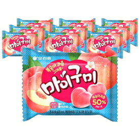 オリオン マイグミゼリー ピーチ 66g(10個入) Orion My Gummy Jelly Peach 66g (pack of 10)