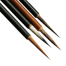 UE STORE 中国画ブラシ4本セット 花鳥線画ブラシ UE STORE Set of 4 Chinese Painting Brushes Set Flower Bird Line-Drawing Brushes