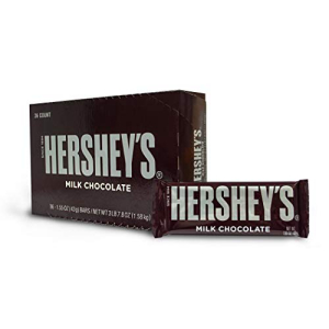 ハーシーのミルクチョコレートバー（標準サイズ：1.55オンス）-36個のキャンディーバー Just Candy Hershey´s Milk Chocolate Bars (standard size: 1.55 oz) - 36 Candy barsのサムネイル