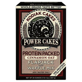 Power Cakes シナモン オーツ フラップジャック & ワッフル ミックス (2 個パック) Power Cakes Cinnamon Oat Flapjack & Waffle Mix (Pack of 2)