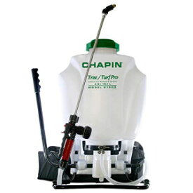 Chapin 61900 4 ガロン ツリーおよびターフ プロ商業用バックパック噴霧器 ステンレススチール製ワンド付き Chapin 61900 4-Gallon Tree and Turf Pro Commercial Backpack Sprayer with Stainless Steel Wand