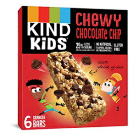 KIND Kids Granola Chewy Bar, Chocolate Chip, 6 Count (Pack of 8)