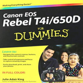洋書 Paperback, Canon EOS Rebel T4i/650D For Dummies