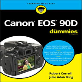 洋書 Paperback, Canon EOS 90D For Dummies