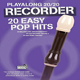 洋書 Paperback, Play Along 20/20 Recorder: 20 Easy Pop Hits