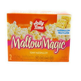 ジョリータイム マロウ マジック マシュマロ フレーバー 電子レンジ ポップコーン 2個入りボックス (2個パック) Jolly Time Mallow Magic Marshmallow Flavor Microwave Popcorn, 2-Count Boxes (Pack of 2)