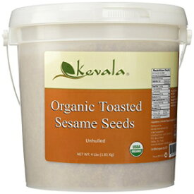 Kevala オーガニック煎りごま 4ポンド Kevala Organic Toasted Sesame Seeds 4Lbs