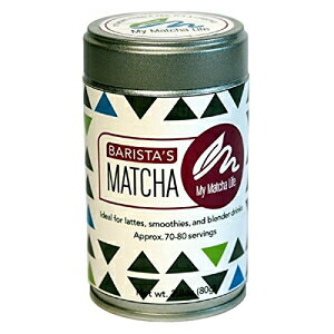 oX^̃v~AO[hΒpE_[-100Ȗ{̓{̖2.8IX/ 80lO My Matcha Life Barista's Premium Grade Matcha Green Tea Powder - 100% Pure Authentic Japanese Matcha 2.8 oz/80 servings