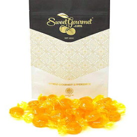 SweetGourmet バタースコッチボタン | Arcor プレミアム バルク ラップ ハード キャンディ | 1ポンド SweetGourmet Butterscotch Buttons | Arcor Premium Bulk Wrapped Hard Candy | 1 Pound