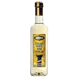 Mantova イタリア白ワインビネガー、17 オンスボトル (4 個パック) Mantova Italian White Wine Vinegar, 17 Oz Bottles (Pack Of 4)