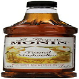 モナン フレーバーシロップ、トーストマシュマロ、33.8 オンスのプラスチックボトル (4 個パック) Monin Flavored Syrup, Toasted Marshmallow, 33.8-Ounce Plastic Bottles (Pack of 4)