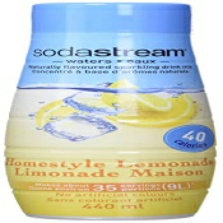 SodaStream Homestyle Lemonade Syrup, 14.8 Fluid Ounce