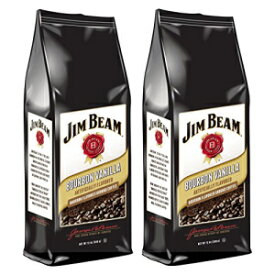 ジム ビーム バーボン バニラ バーボン フレーバー グラウンド コーヒー、2 袋 (各 12 オンス) Jim Beam Bourbon Vanilla Bourbon Flavored Ground Coffee, 2 bags (12 oz ea.)