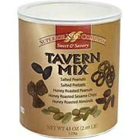 優れたナッツ スイート＆セイボリー ハニー ロースト タバーン ミックス、43 オンス缶 Superior Nut Sweet & Savory Honey Roasted Tavern Mix, 43 Oz Can