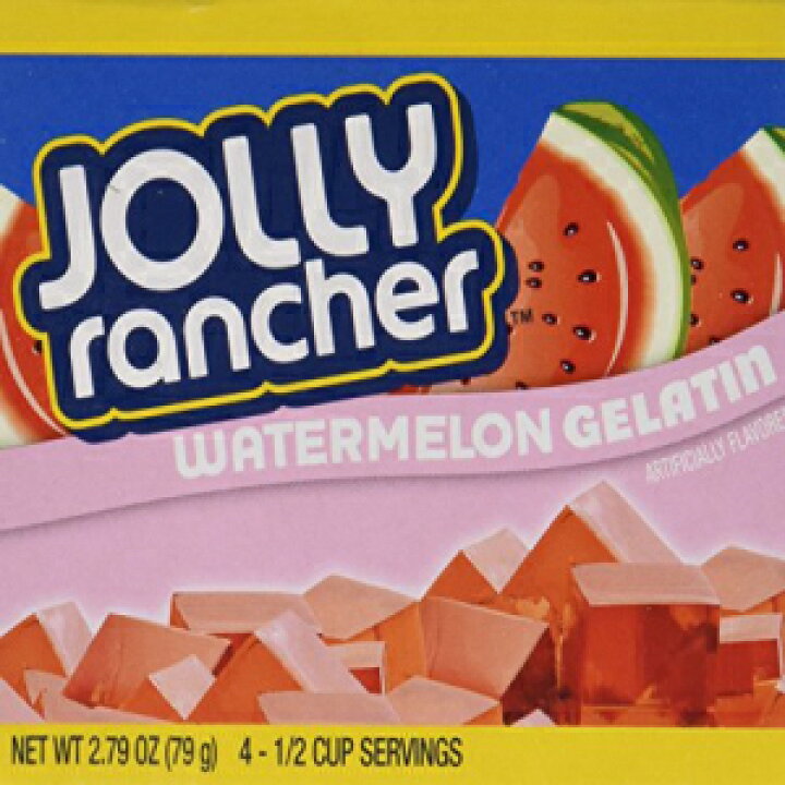 ジョリーランチャースイカゼリーゼリー（4箱） Jolly Rancher Watermelon Gelatin Jello (4  Boxes) Glomarket