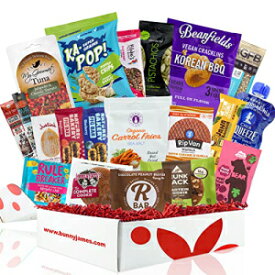 ヘルシーなスナックボックスサンプラーギフト：大人、大学生、家族向けのさまざまなグルメで甘くておいしい健康的なギフトバスケット。 Healthy Snacks Box Sampler Gift : Variety Of Gourmet Sweet & Savory Healthy Gift Basket For Adults, College