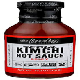 Lucky Foods、スパイシーキムチホットソース、13.2オンス Lucky Foods, Spicy Kimchi Hot Sauce, 13.2 Ounce